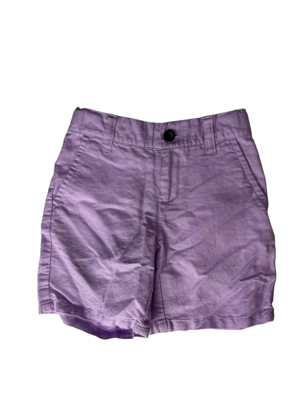 Janie & Jack light purple lavender woven shorts size 2T adjustable waist